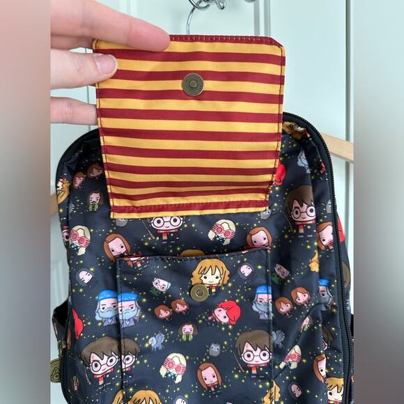 JuJuBe Harry Potter Mini Backpack Hogwarts Chibi Character Print Black Bag main image 15